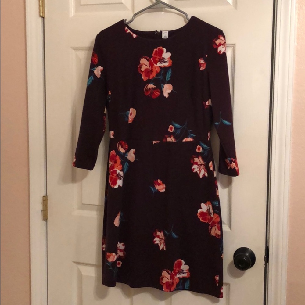 Knee length flower dress